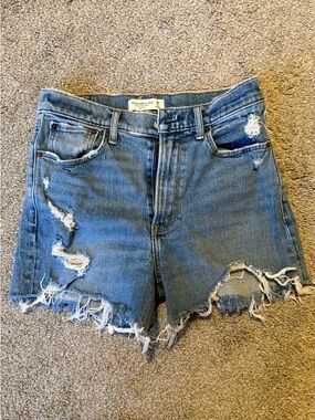 Abercrombie & Fitch the 4” Mom Shorts High Rise size 26/2